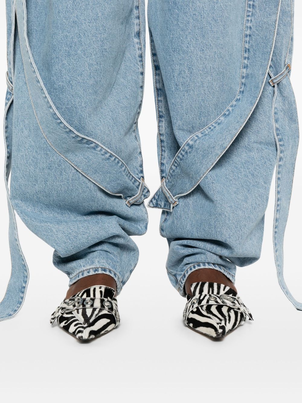 multi-string jeans - 5