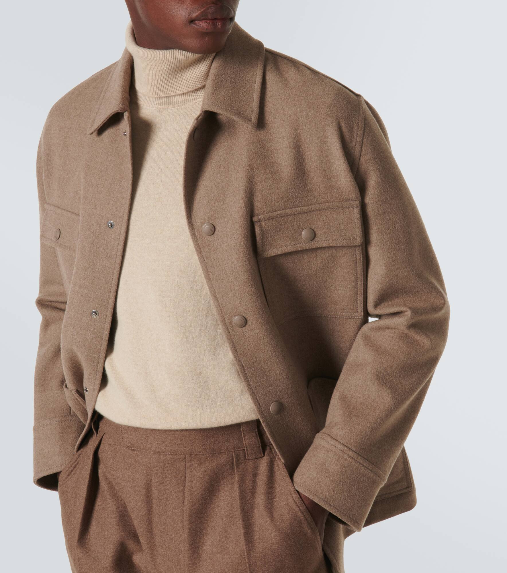 Classic baby cashmere turtleneck - 5