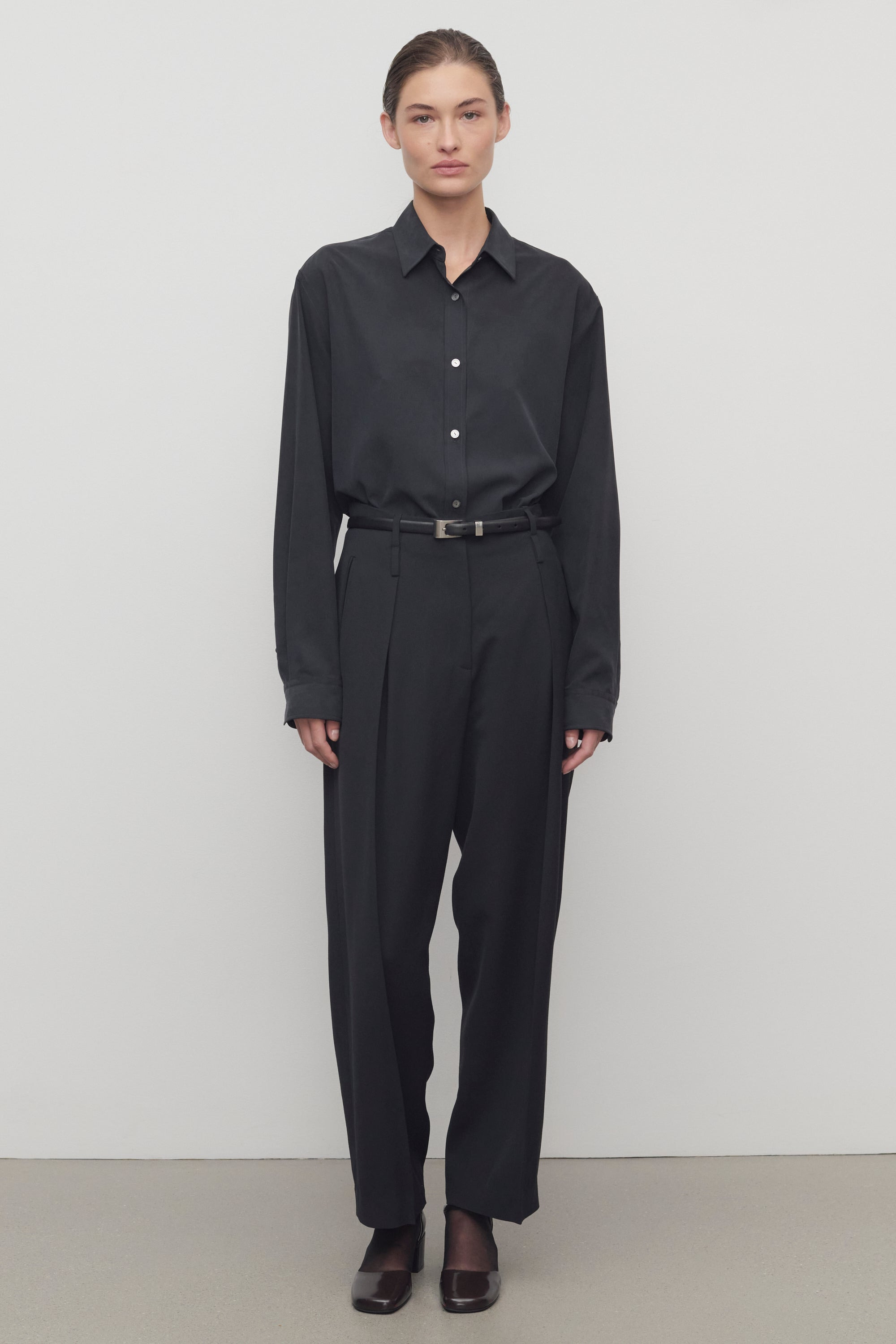 Tamarind Pant in Viscose and Silk - 3
