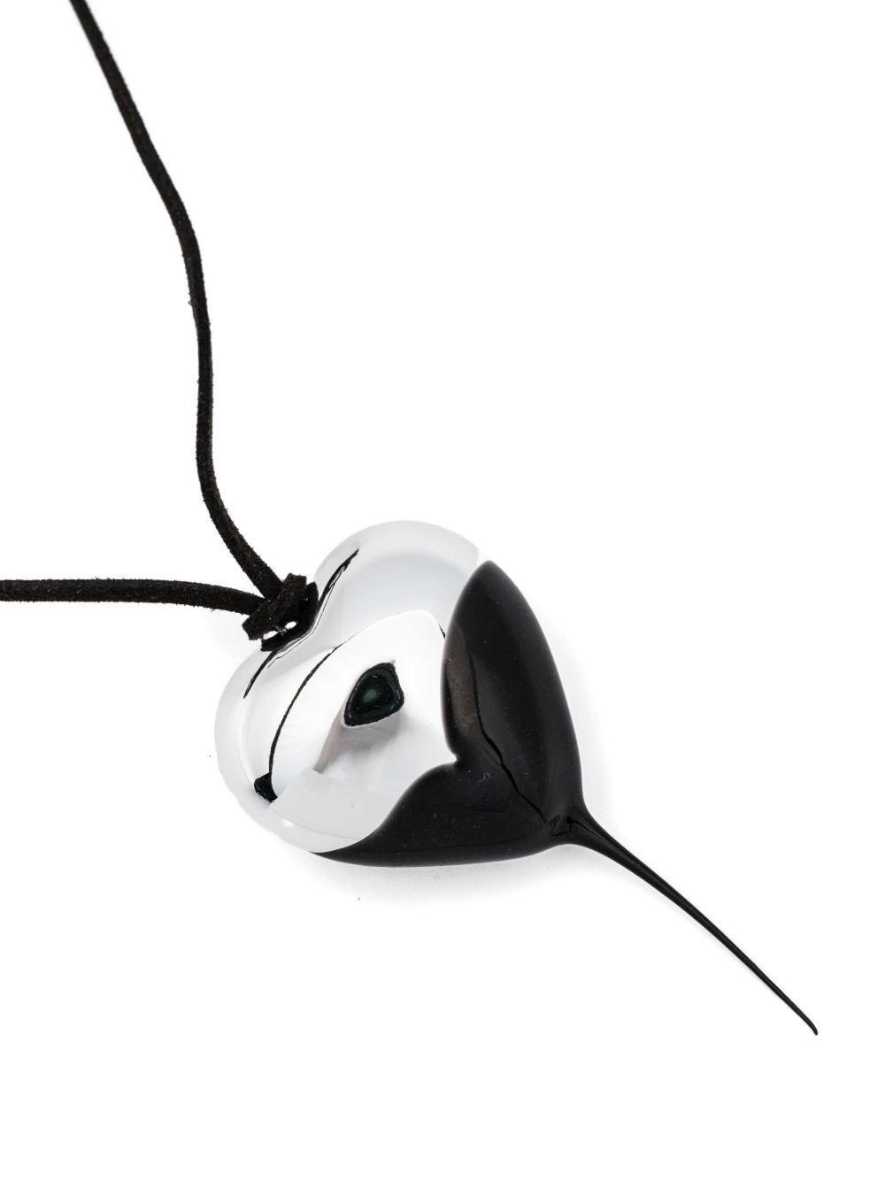 heart-shaped drop necklace - 3