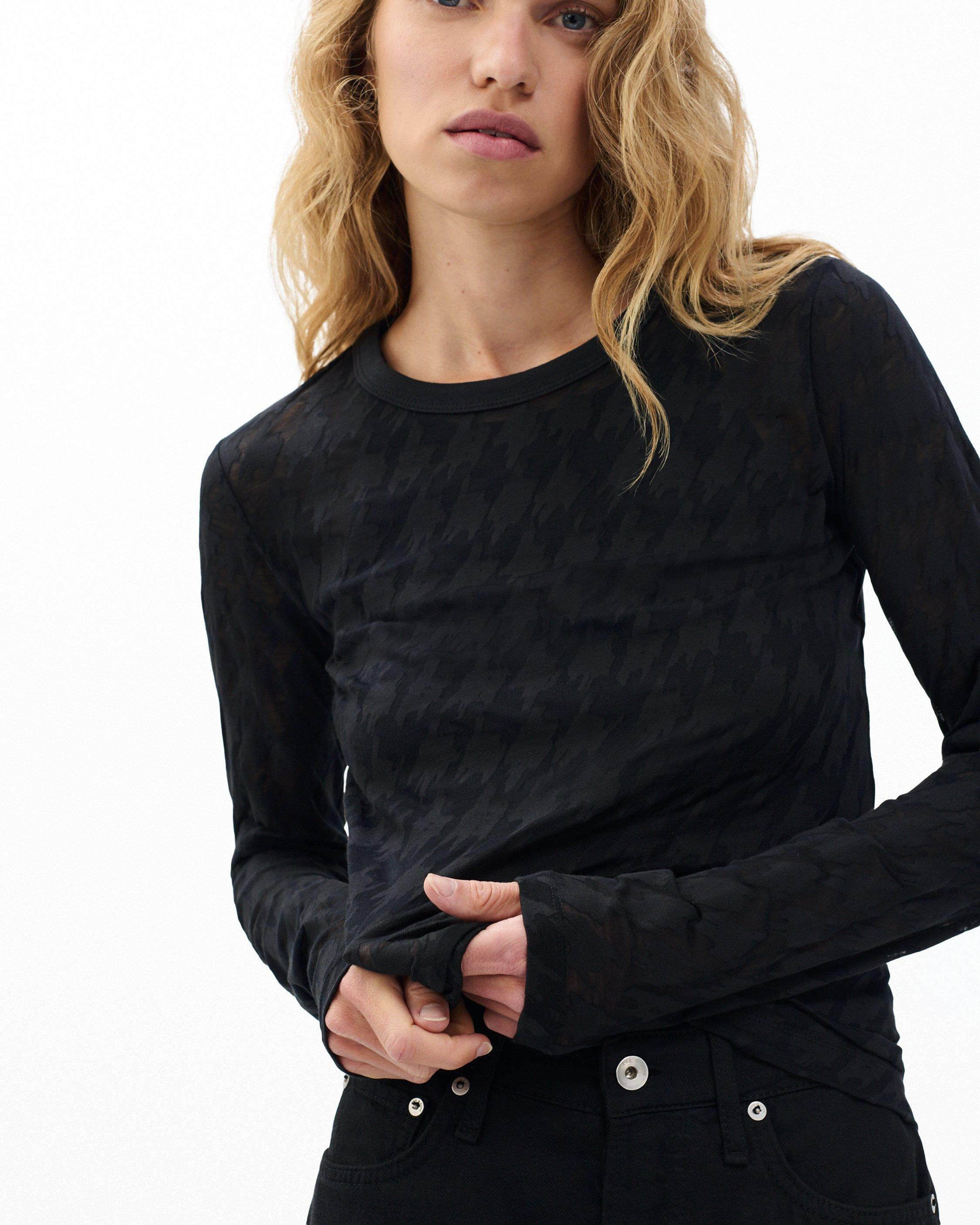 Valencia Houndstooth Tee - 4