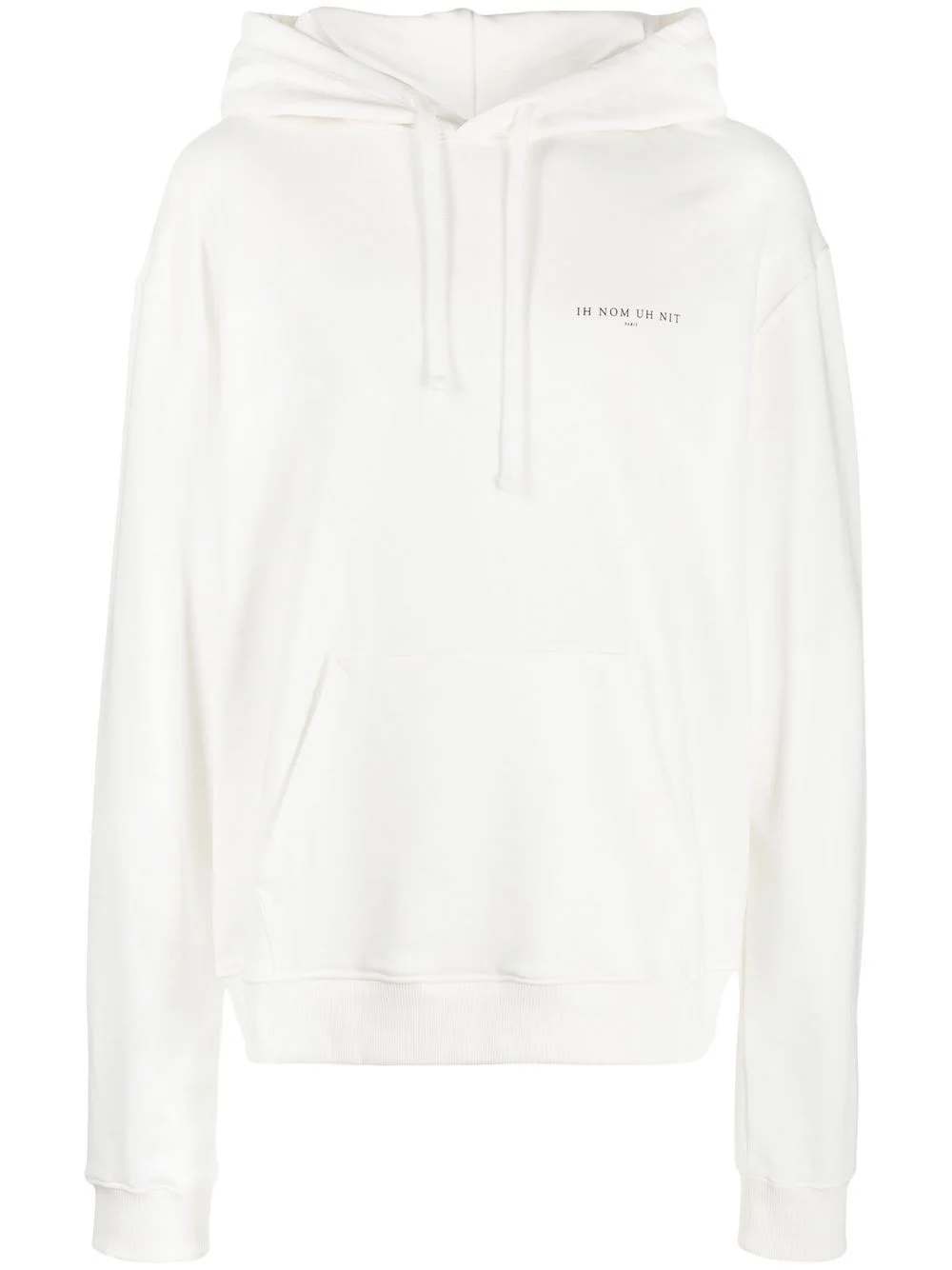 graphic-print cotton hoodie - 1