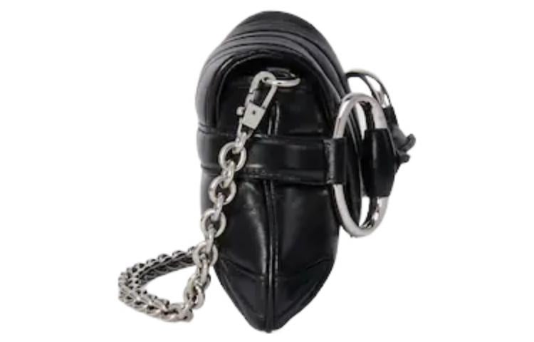 (WMNS) Gucci Horsebit Chain Small Shoulder Bag 'Black' 764339-AACU1-1000 - 4