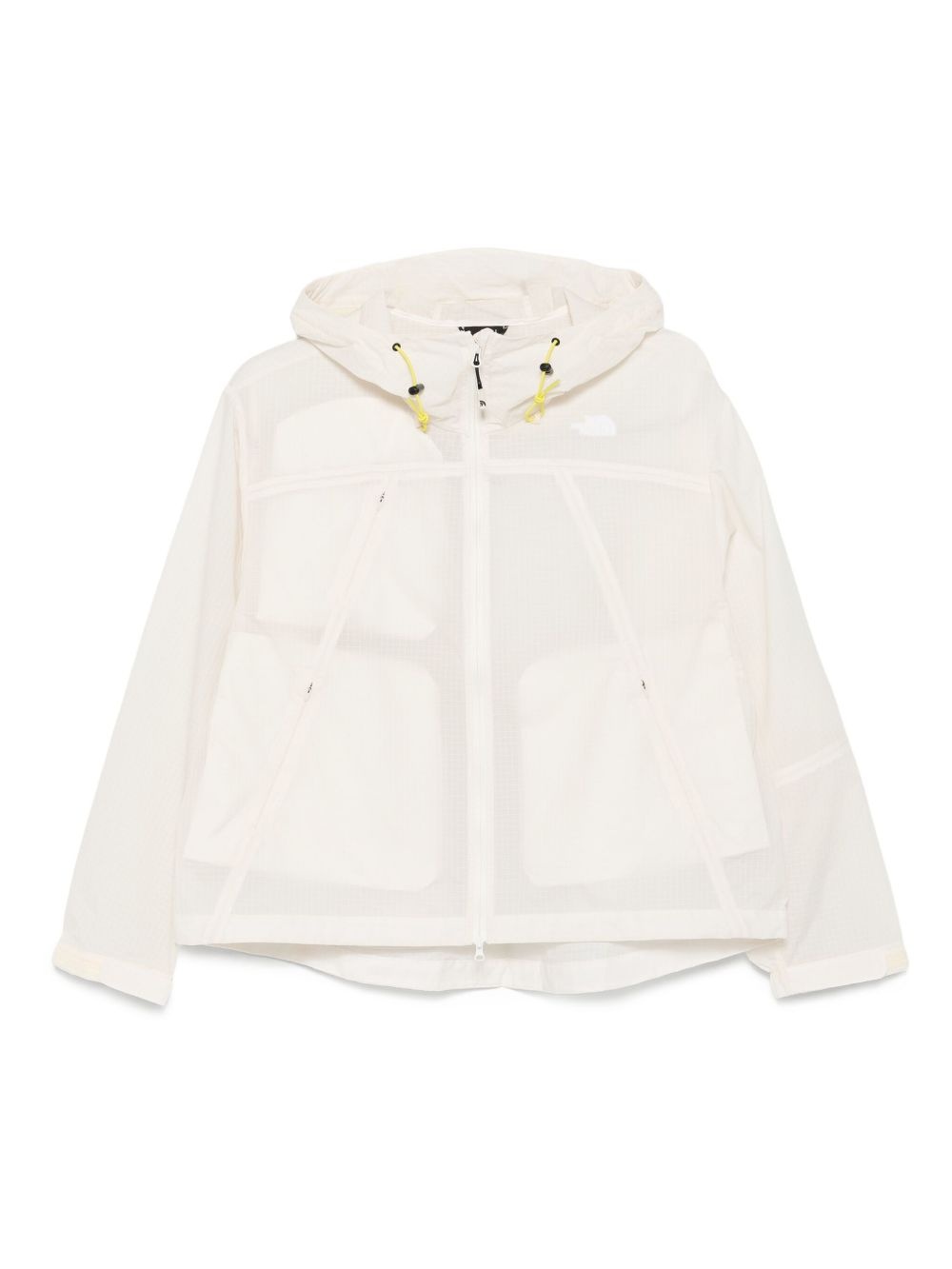 hooded zip-up windbreaker jacket - 1