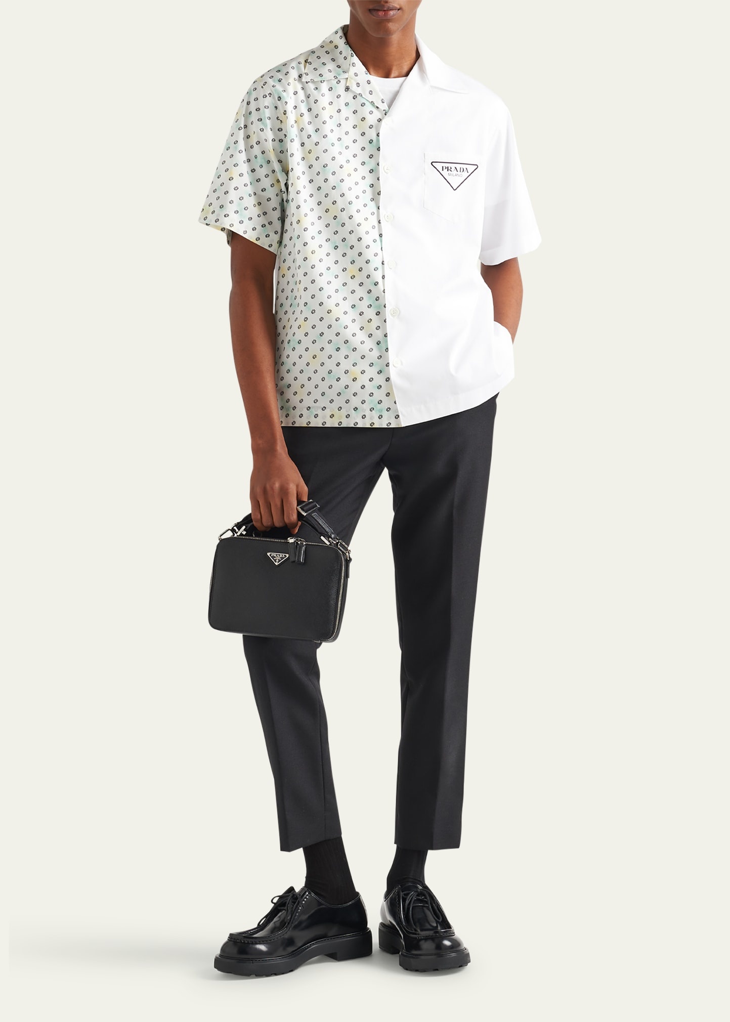 Men's Poplin Double Match Camp Shirt - 2