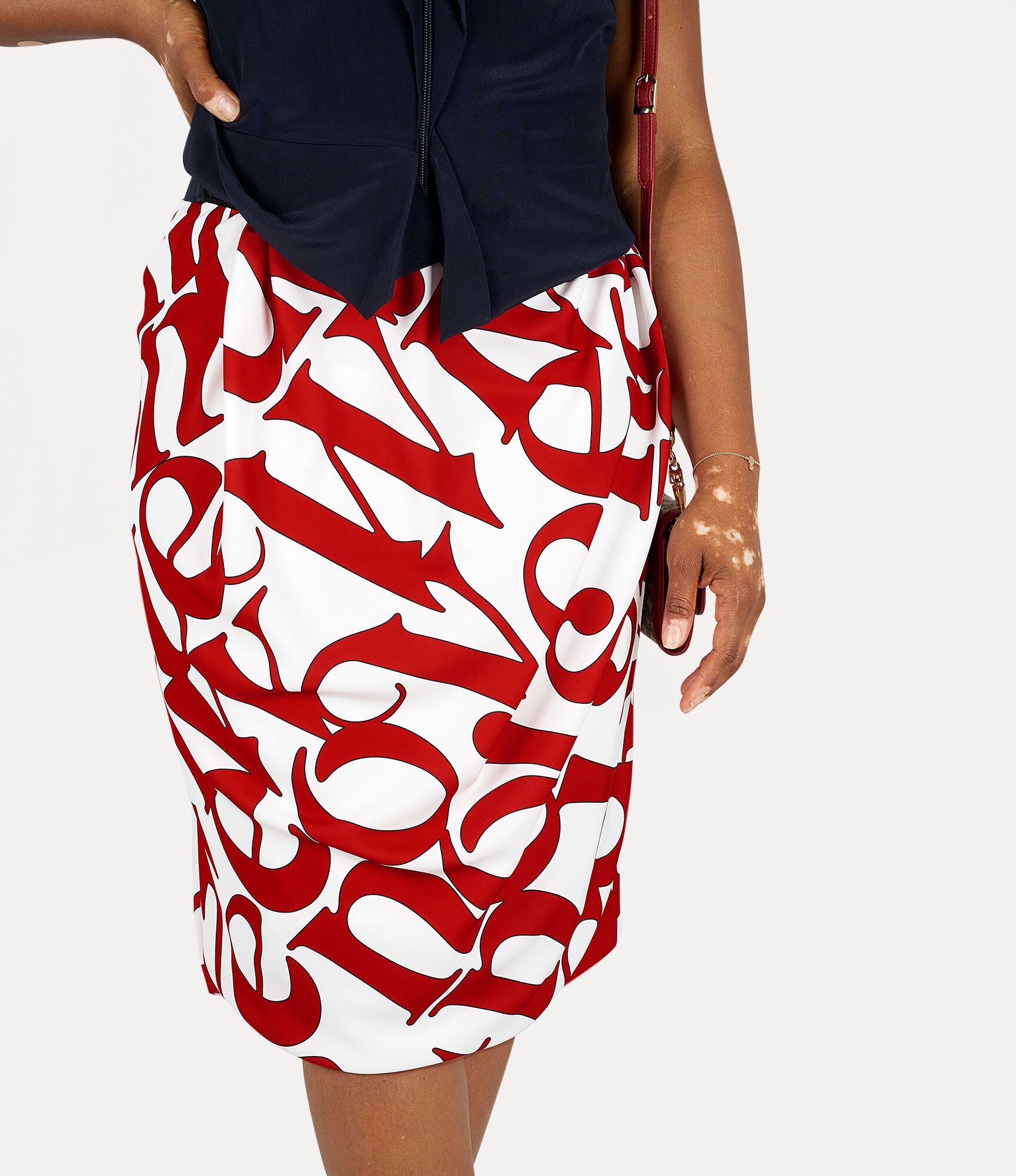 DRUNKEN DRAPE SKIRT - 7