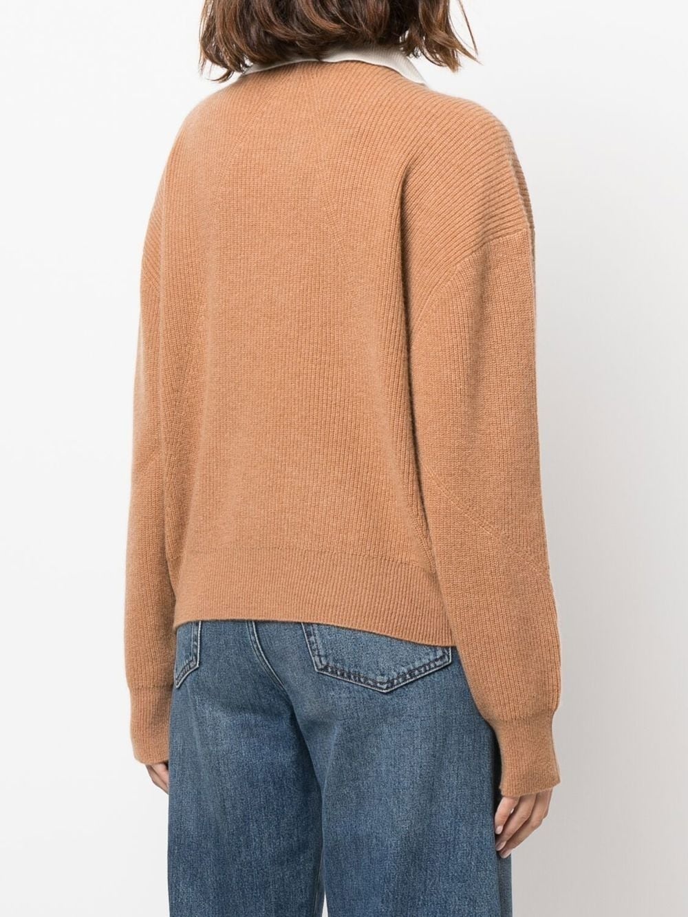 collared cashmere jumper - 4