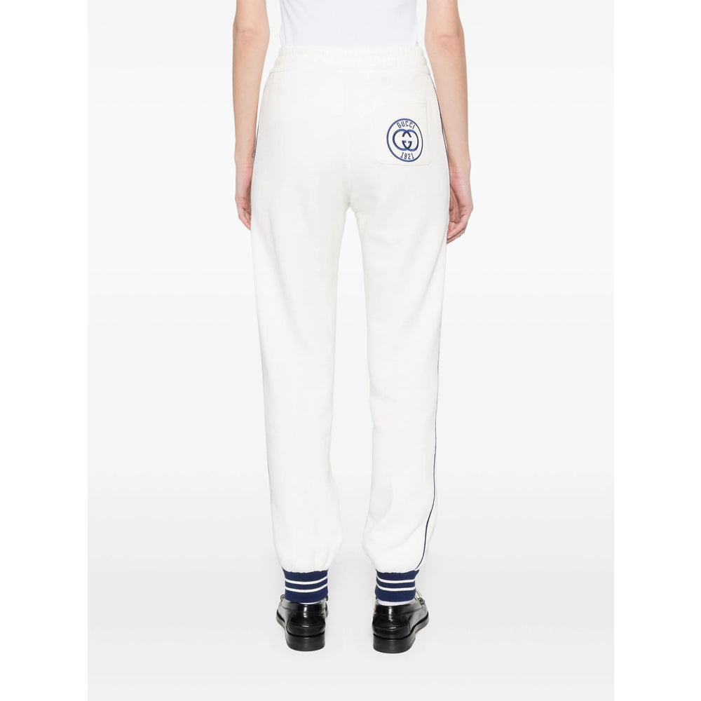 Gucci White Trousers - Track Pants Women - 3