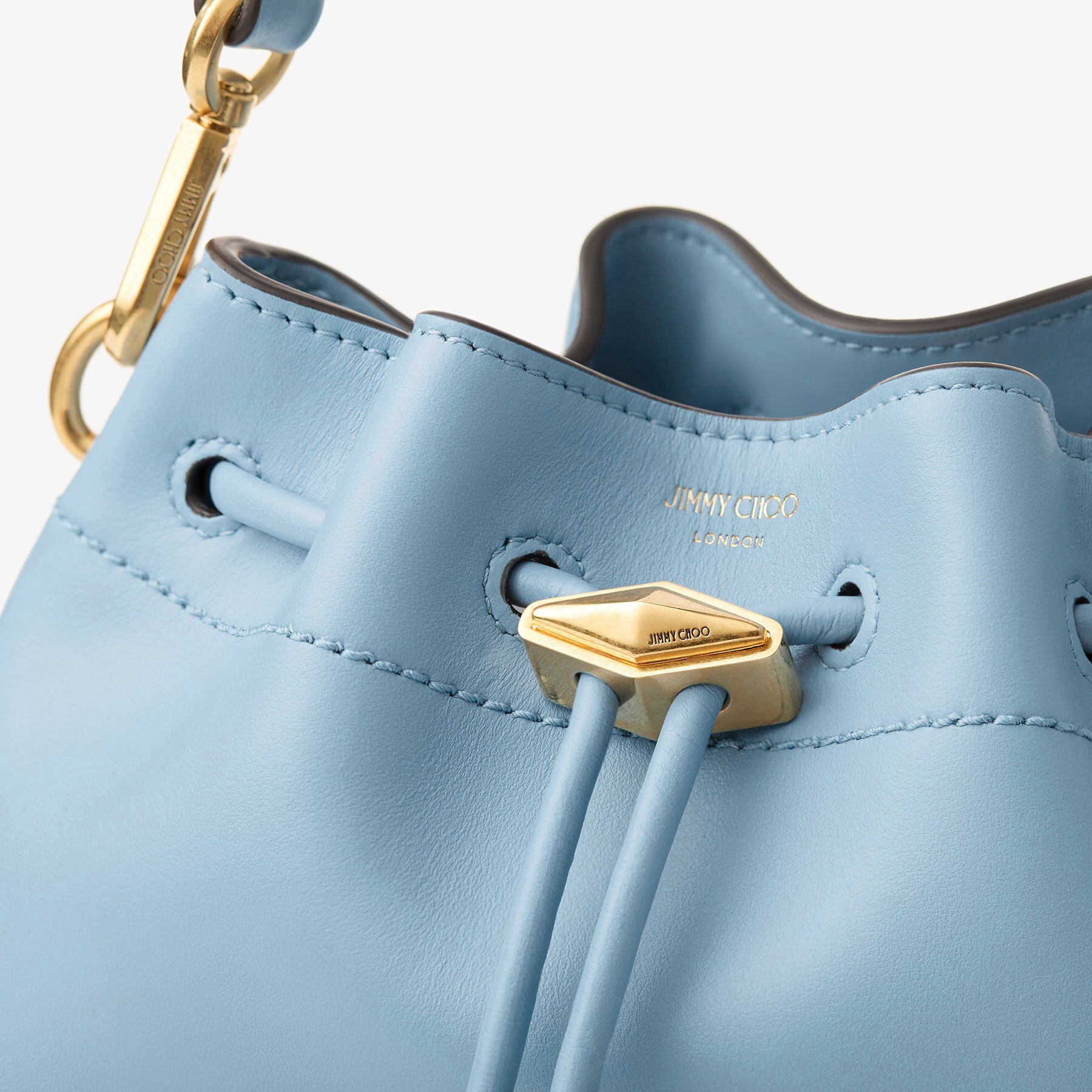 Cinch S
Dusty Blue Leather Bag - 4