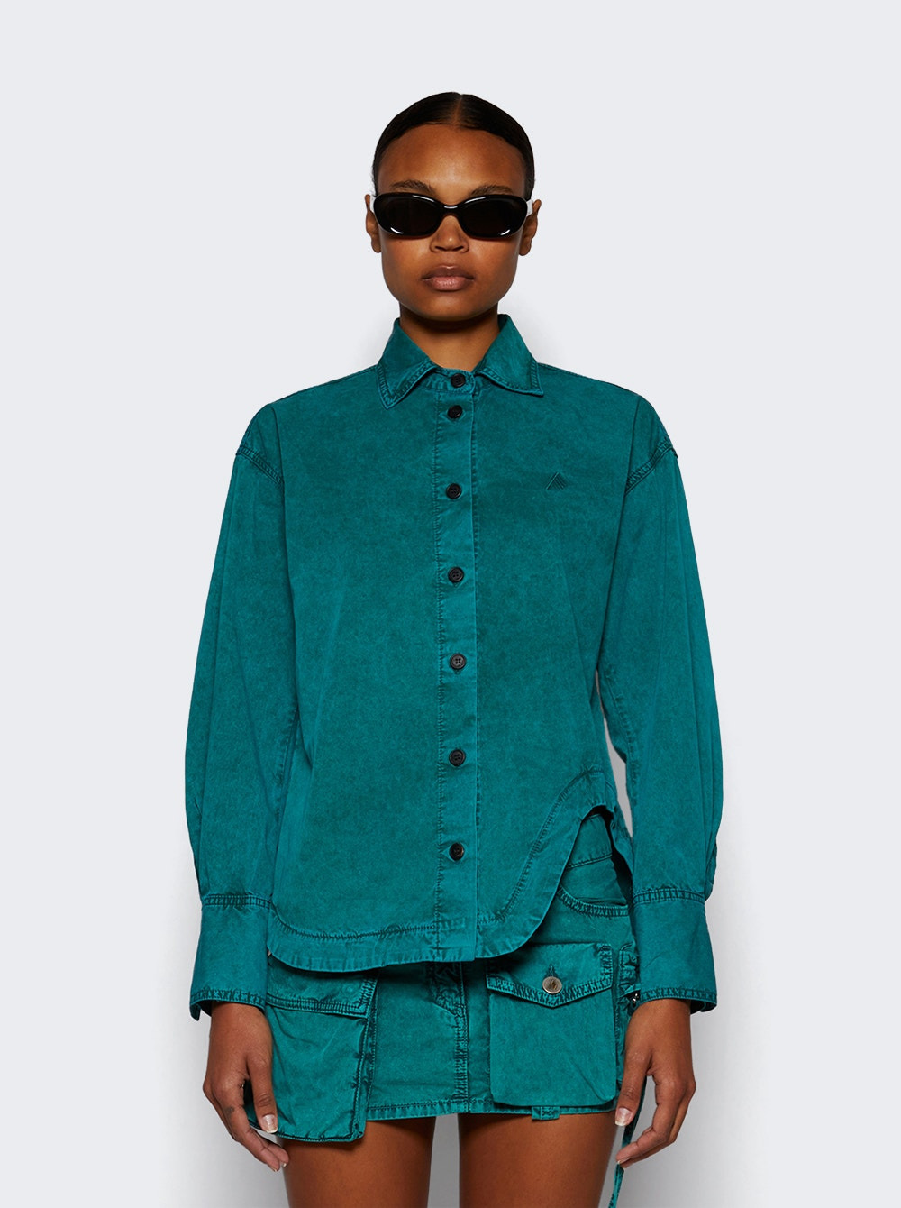 Eliza Shirt Teal - 3