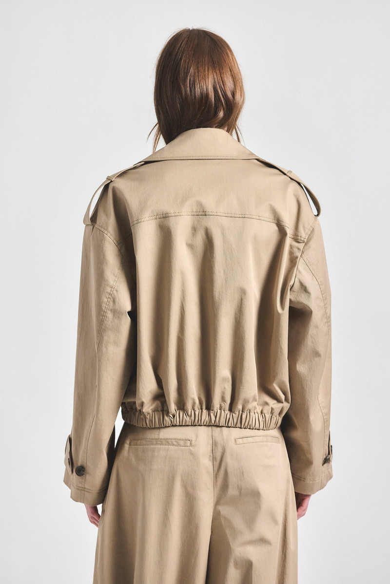EMILIO CROPPED TRENCH COAT 5