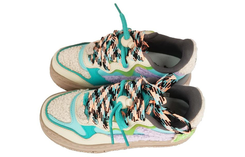 Li-Ning (WMNS) Li-Ning x Disney FUTURE C1 Retro-Low Sports Shoes 'Beige Multi' AGCT244-3 outlook