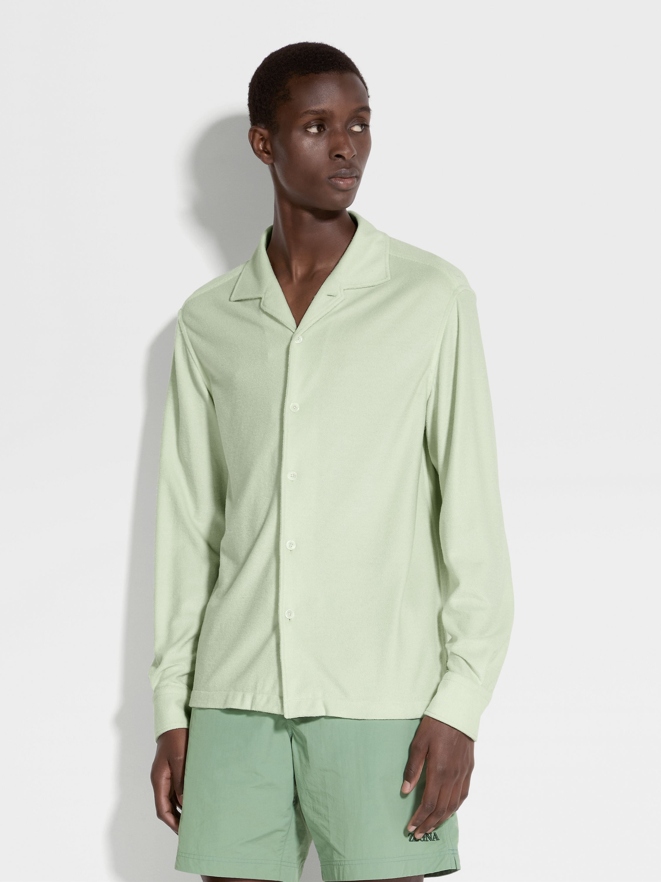 COTTON AND SILK SHIRT - 4