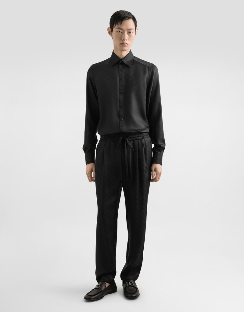 Dolce & Gabbana DG logo martini jacquard shirt outlook