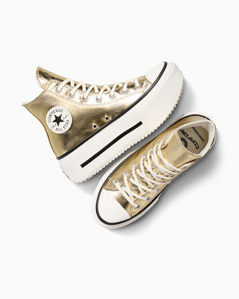 Chuck Taylor All Star Lift Double Stack Platform Metallic 6
