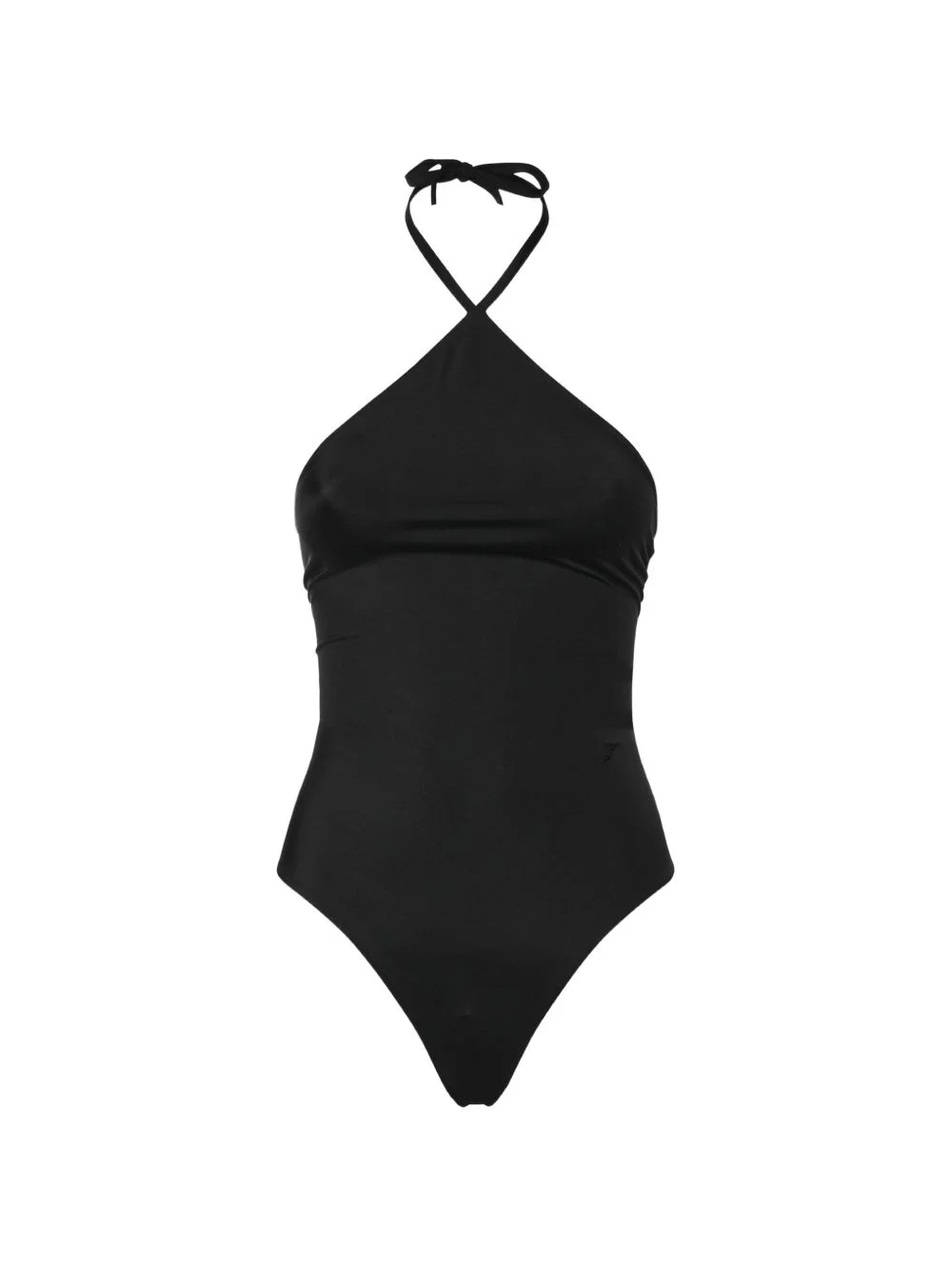 halterneck cutout swimsuit - 1