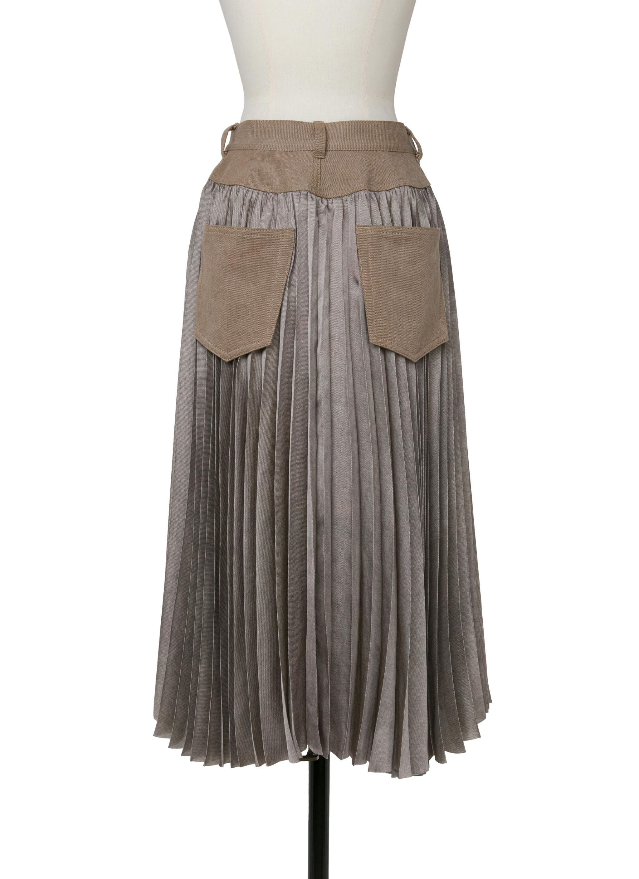Denim Mix Skirt - 3