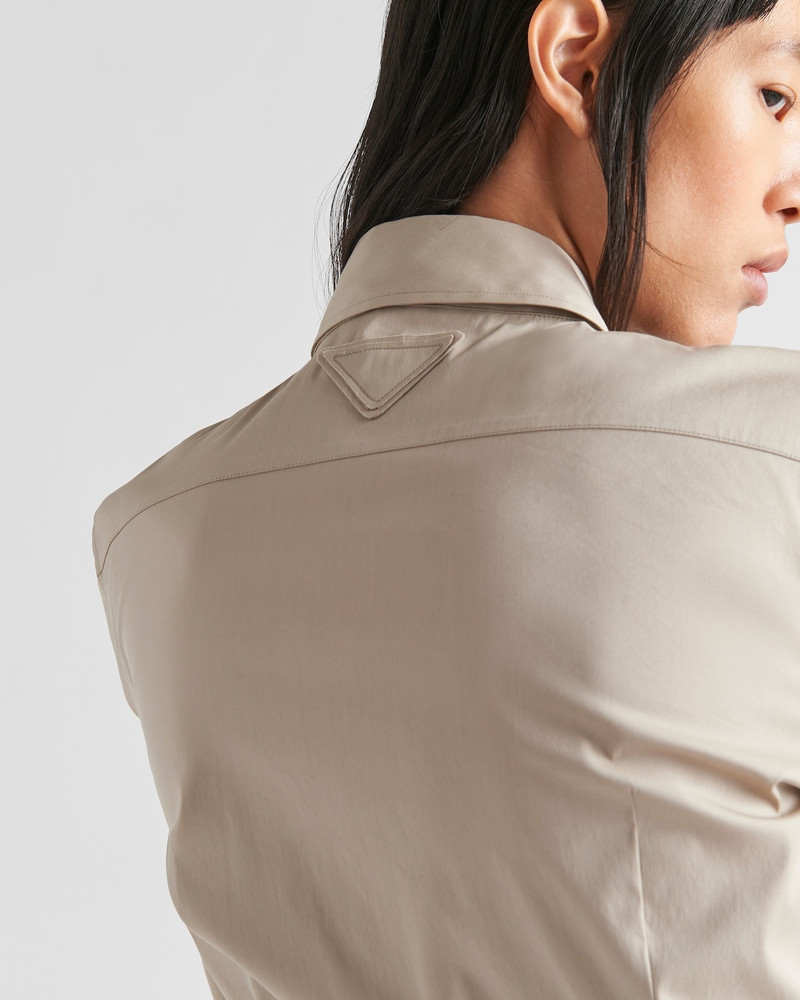 Stretch poplin shirt 3
