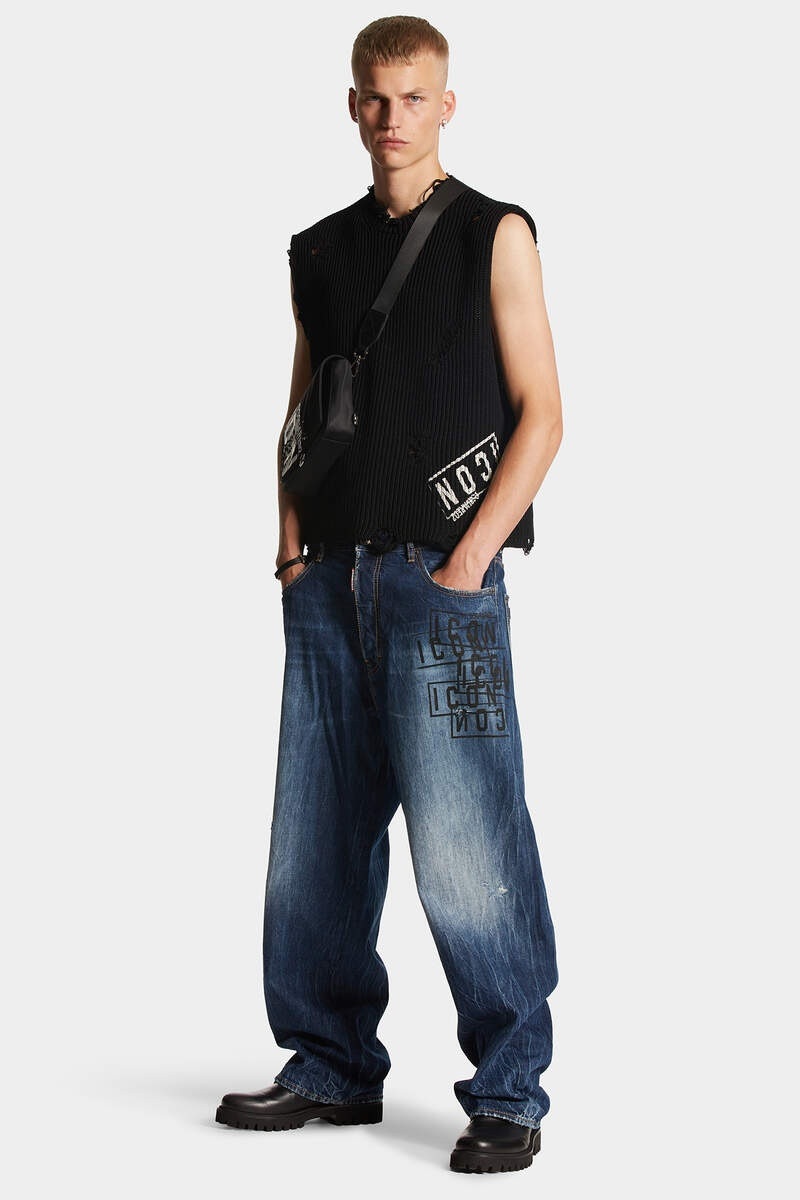 ICON DARK WASH STAMPS EROS JEANS 3