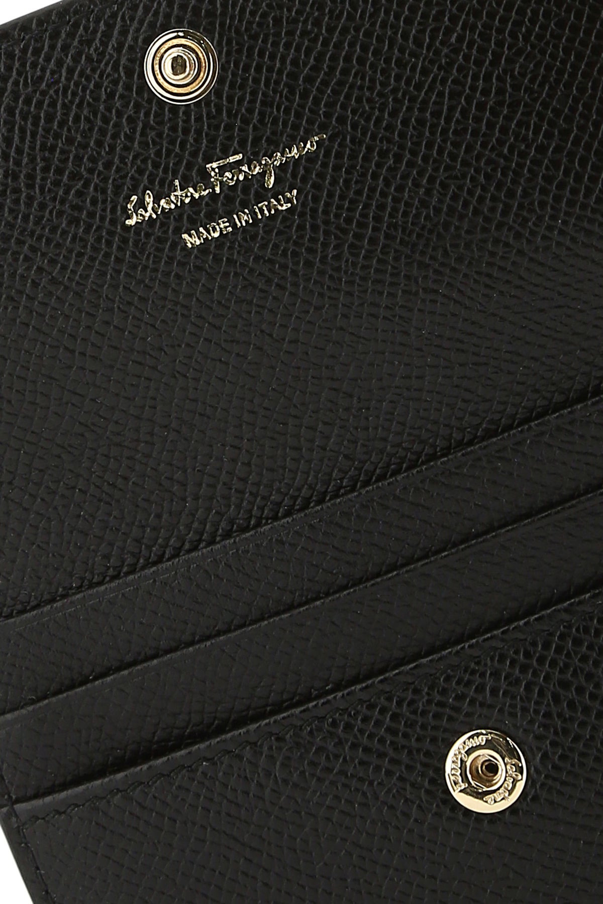 Black leather card holder - 4