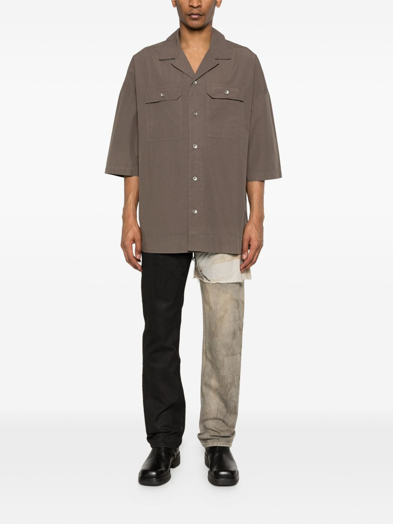 Rick Owens DRKSHDW Magnum Tommy chest-pocket tie shirt outlook