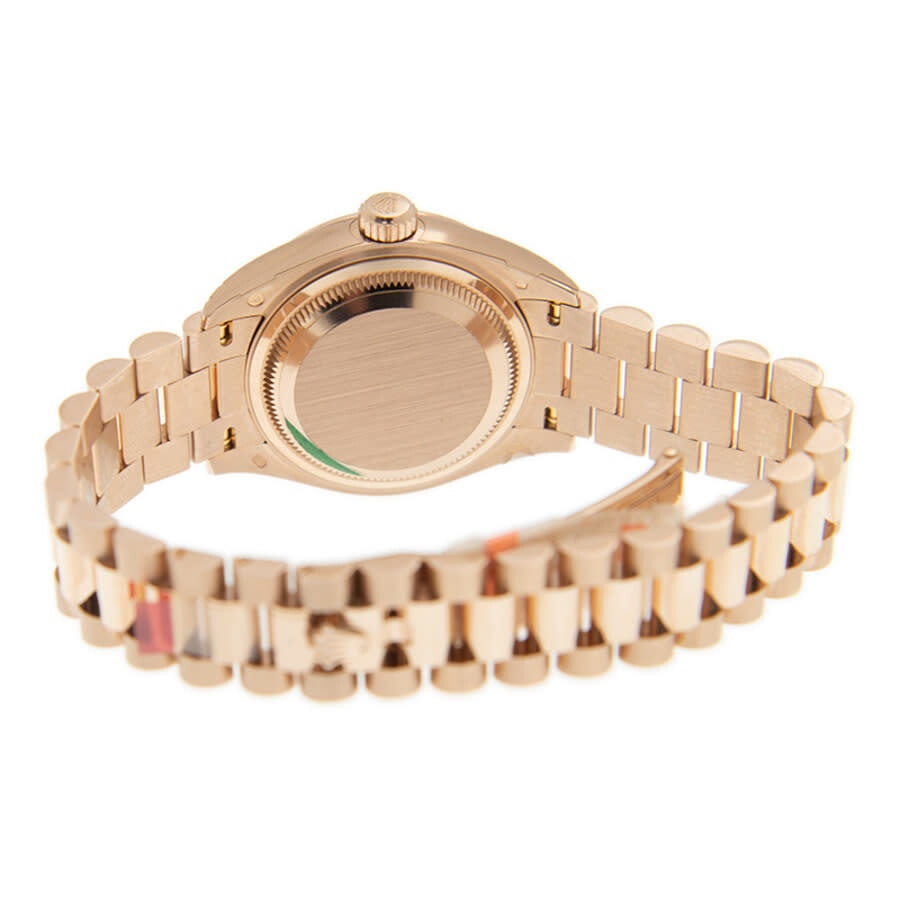 Rolex Lady Datejust Chocolate Diamond Dial Automatic 18 Carat Rose Gold President Watch 279175CHDP - 5