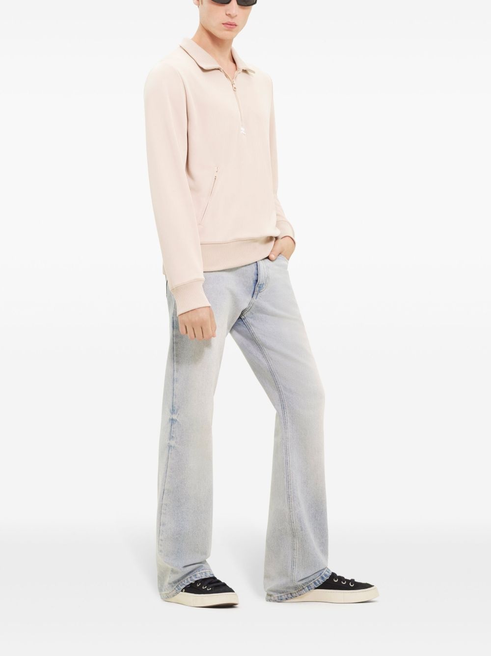 zipped polo shirt - 3