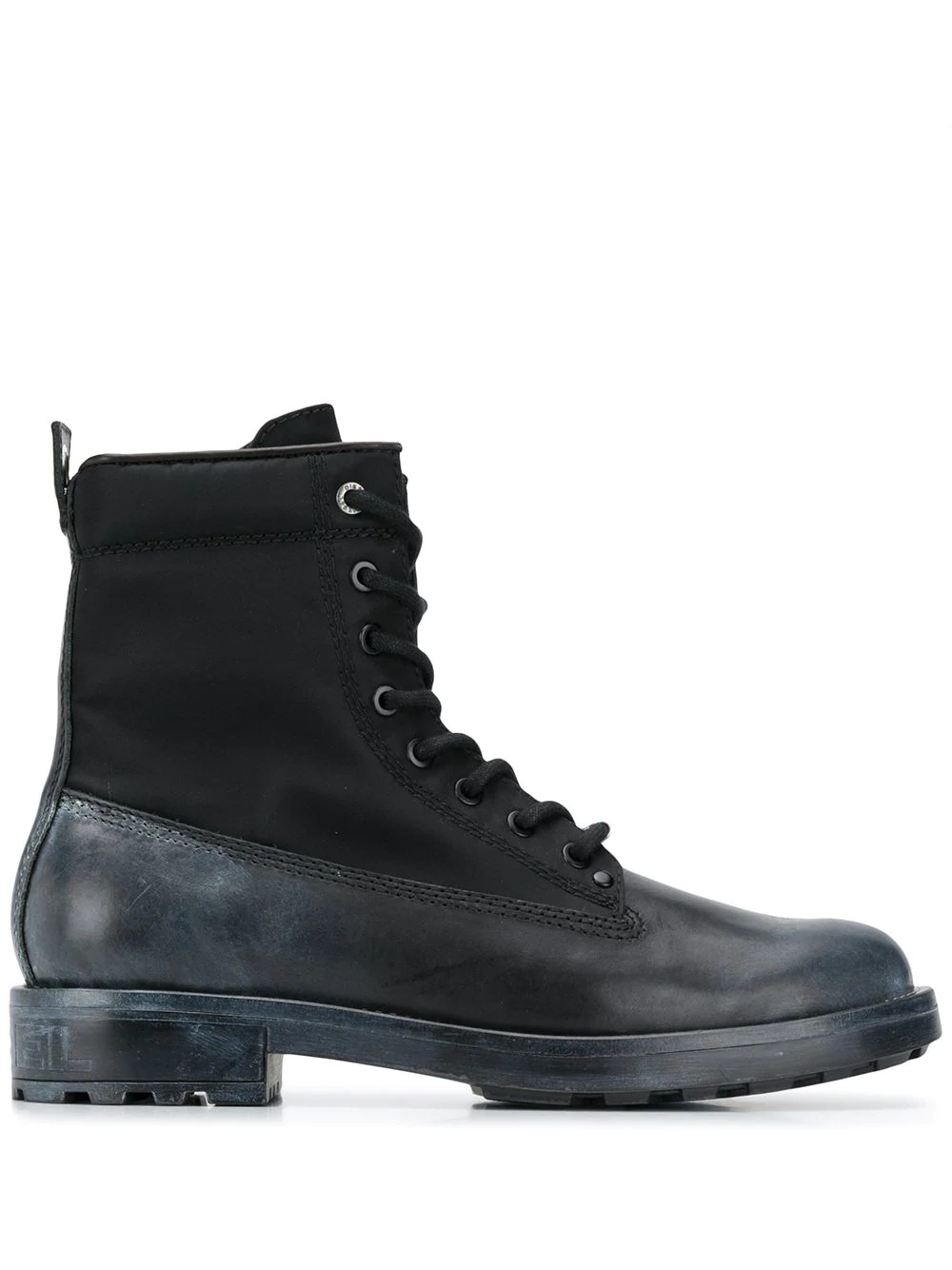 two-tone cargo boots - 1