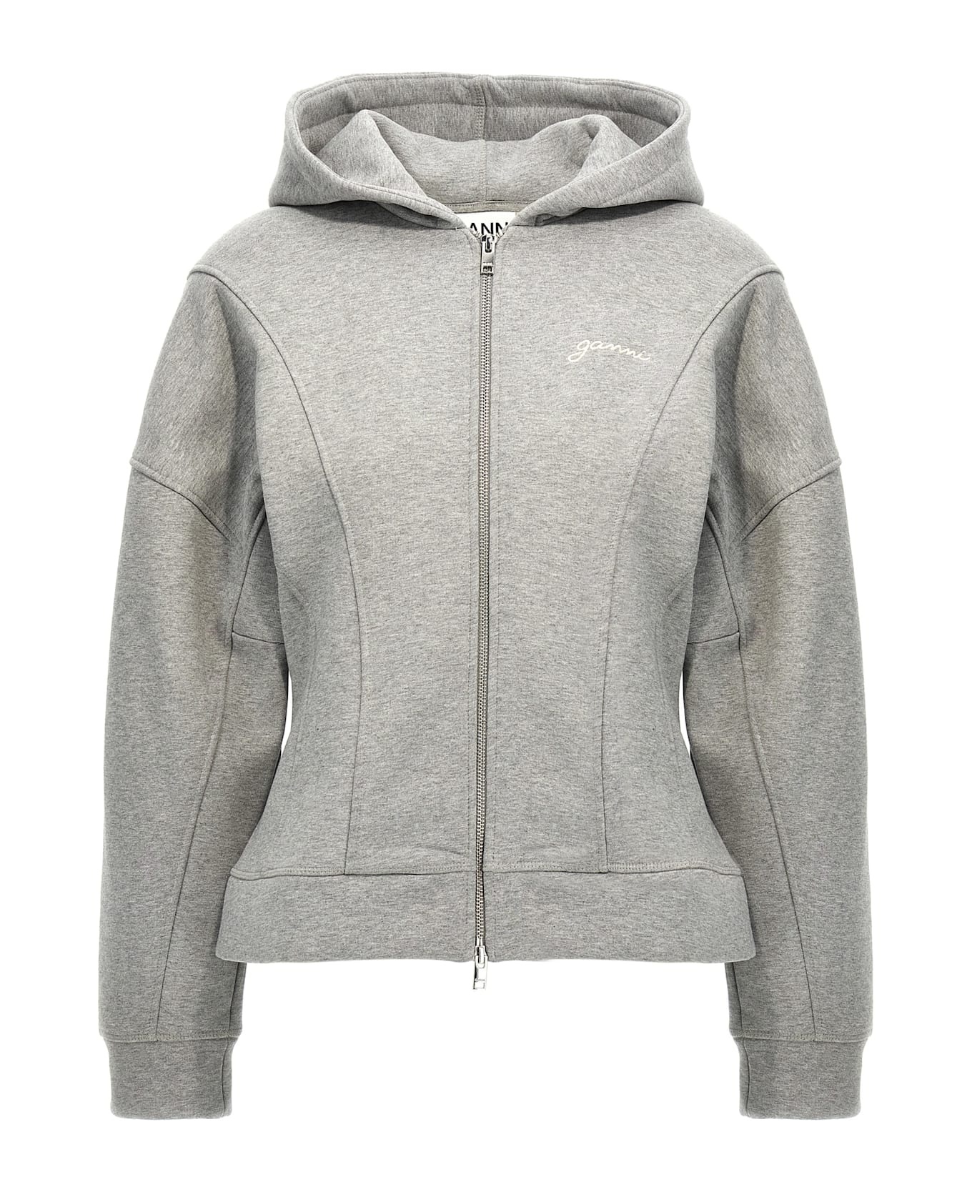 Logo Embroidery Hoodie - 1