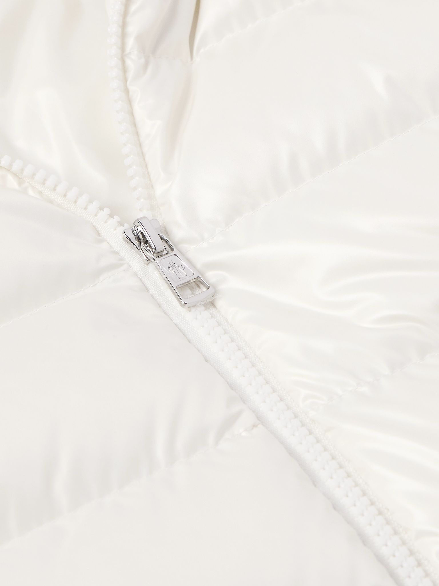 Besines Slim-Fit Quilted Shell Hooded Down Jacket White - 4