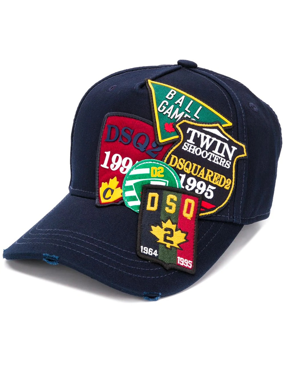 logo patchwork cap - 1