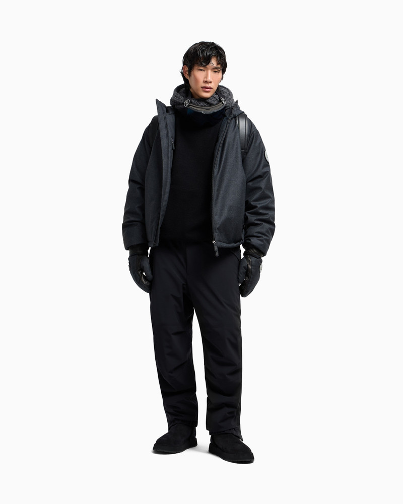 GIORGIO ARMANI NEVE WATER-REPELLENT VIRGIN-WOOL HOODED SKI JACKET 2
