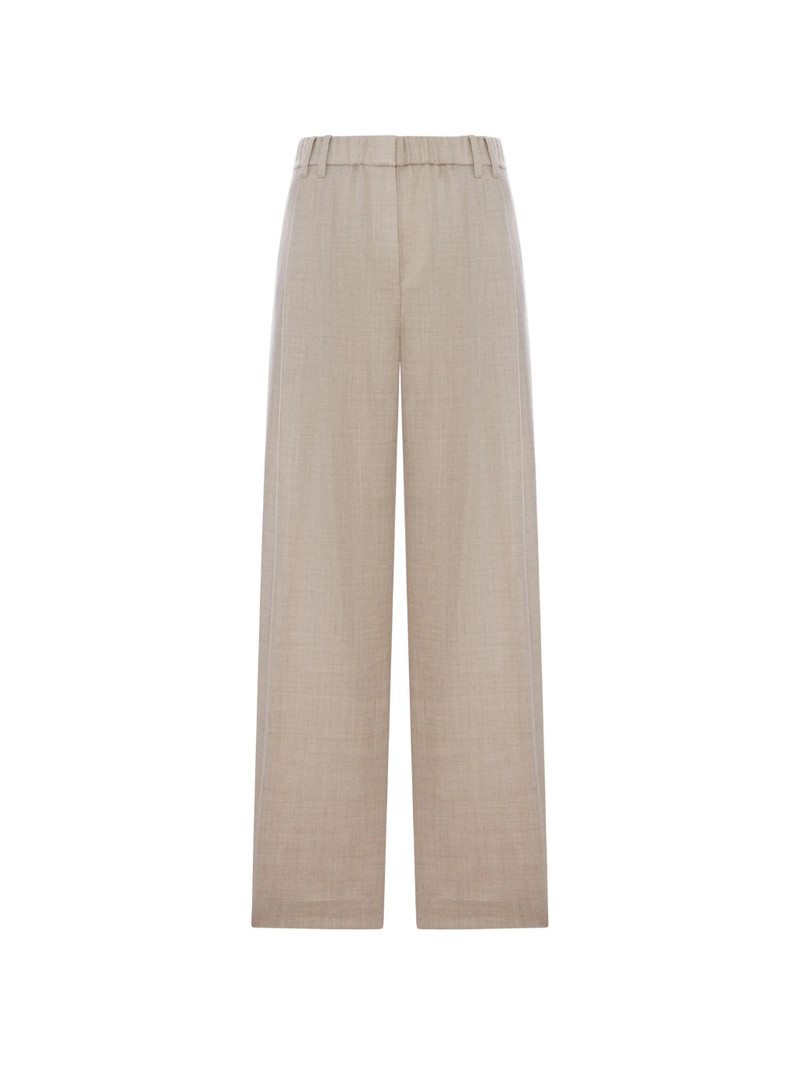 Brunello Cucinelli Straight-leg Cashmere Trousers 1