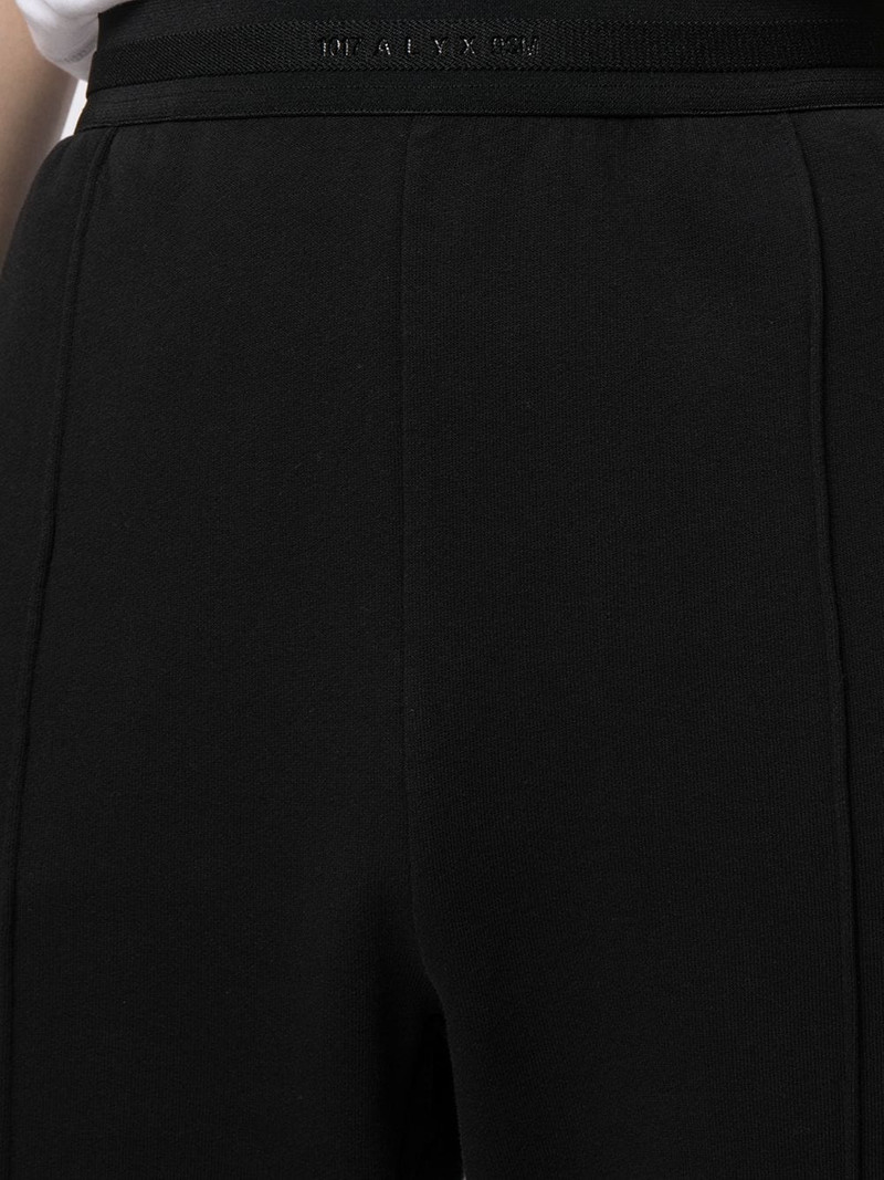 elasticated-waistband trousers 5