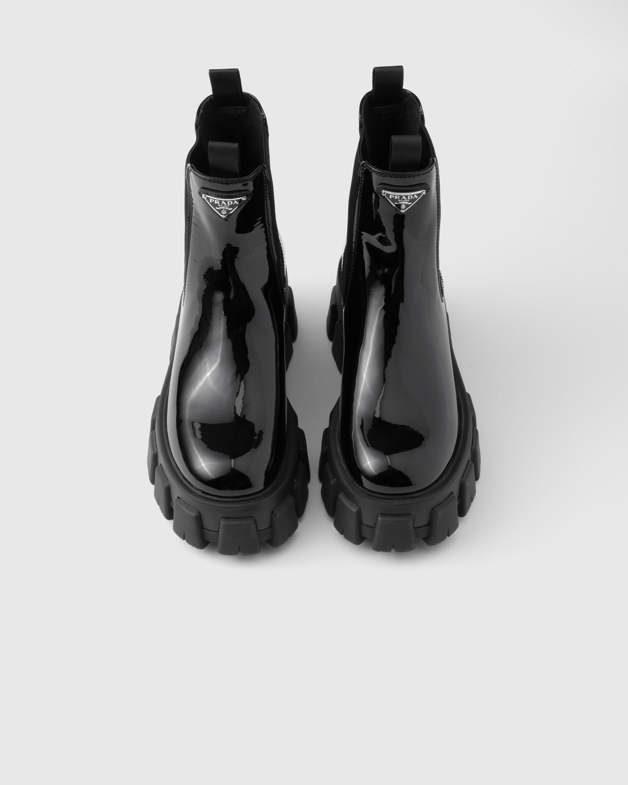 Monolith patent leather booties - 3