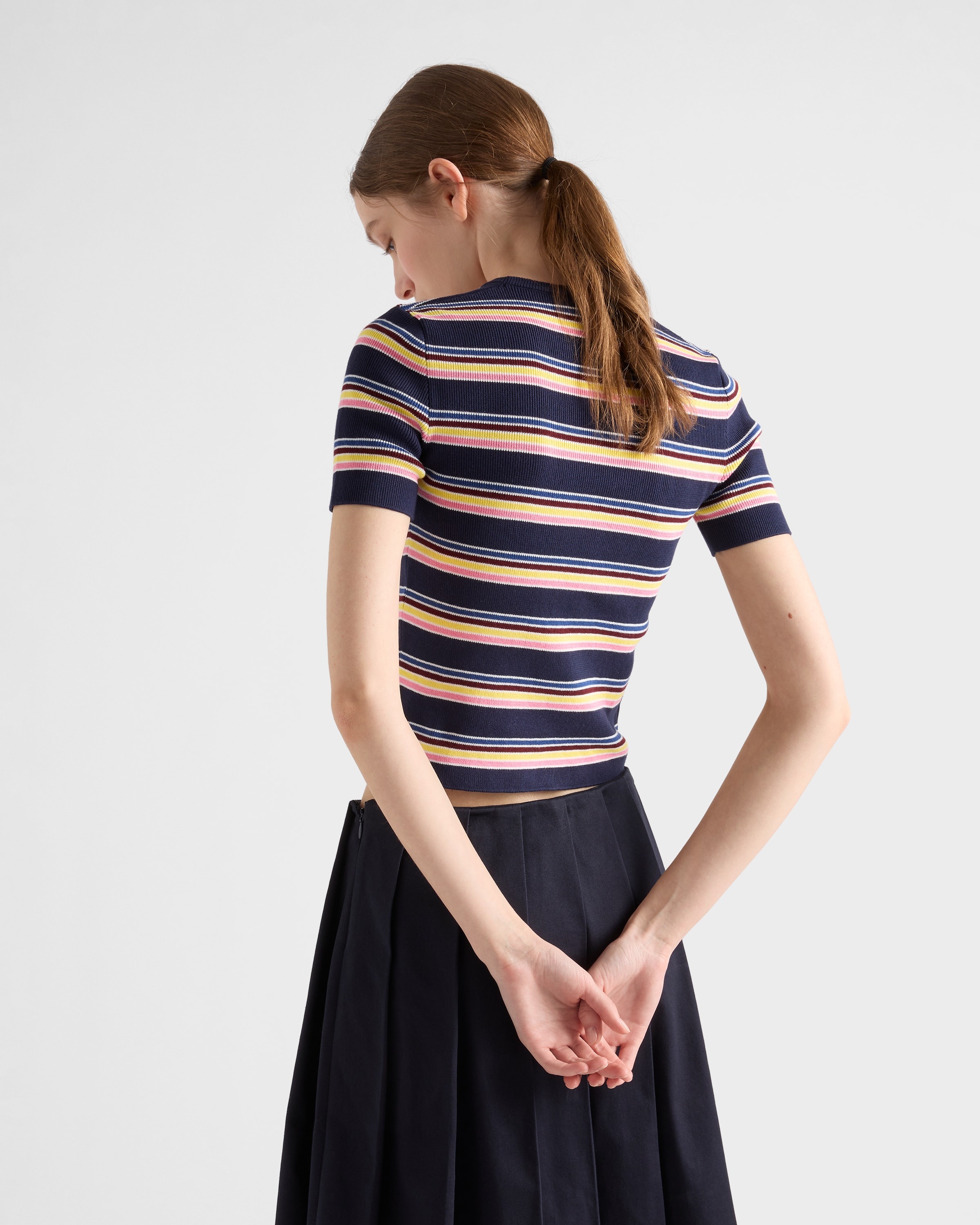 Cotton crew-neck sweater - 5