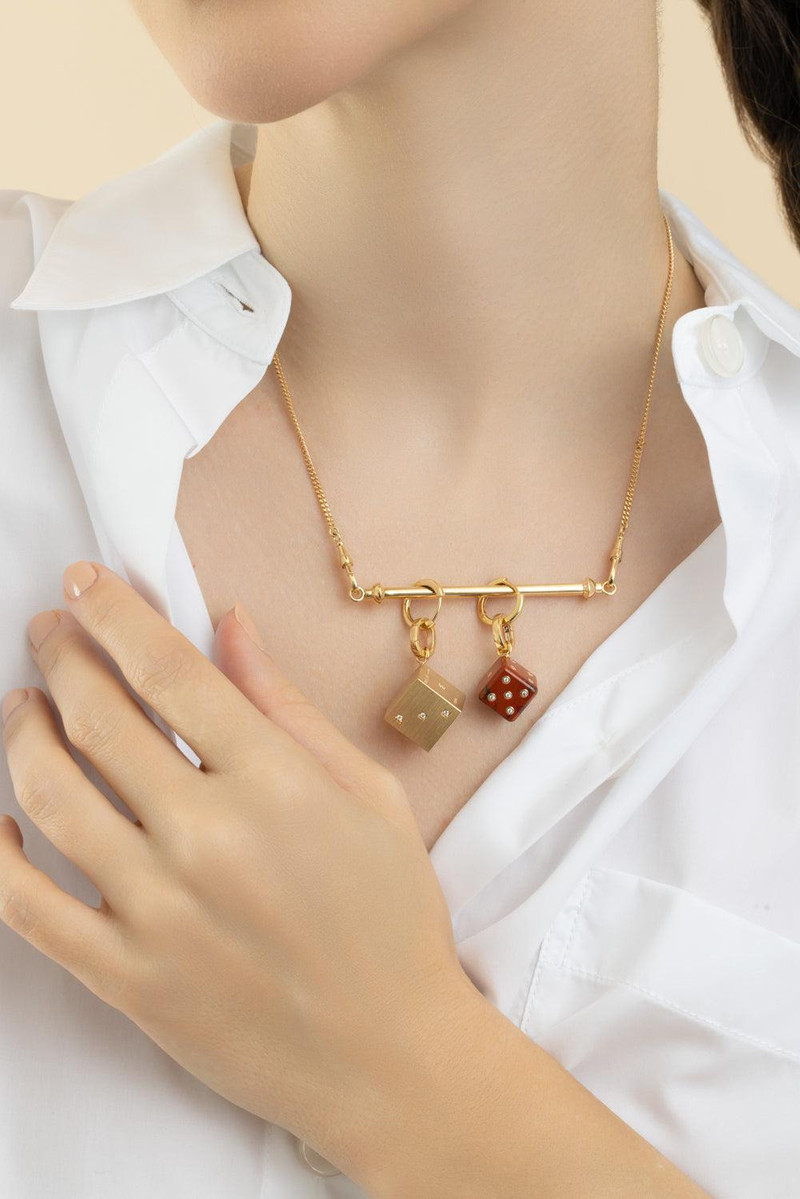 MARIE LICHTENBERG Large Connector Chain Necklace outlook