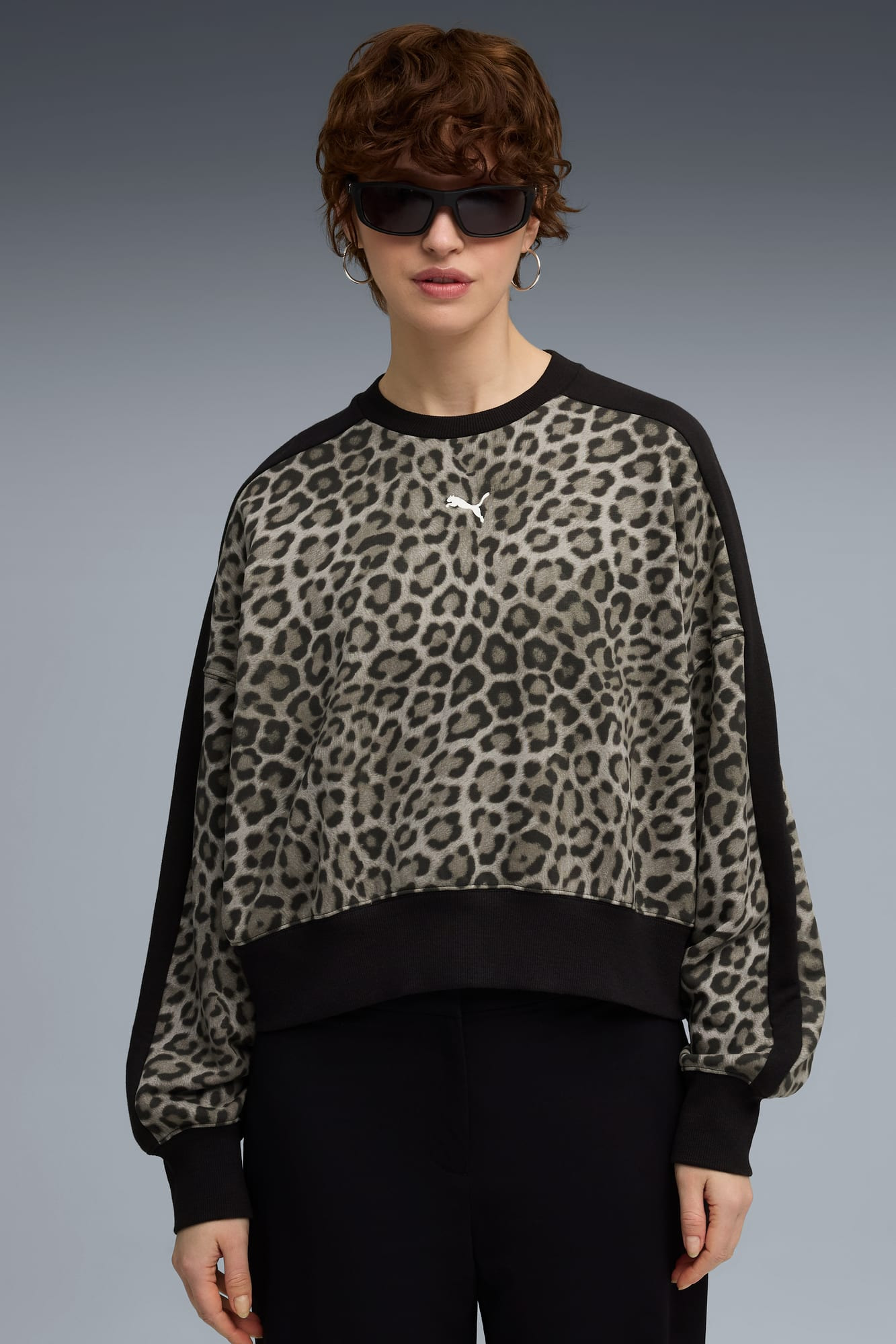 T7 Leo Oversized Crew Sweatshirt Women - 3