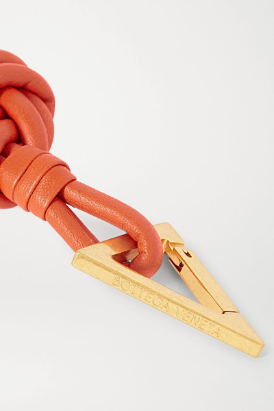 Bottega Veneta Knotted leather keyring outlook