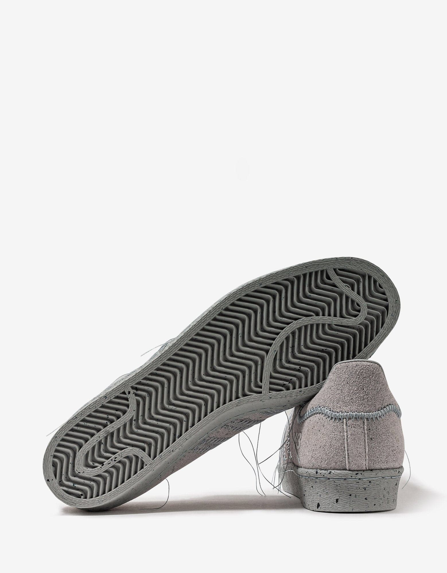 Y-3 Grey Superstar Trainers - 5