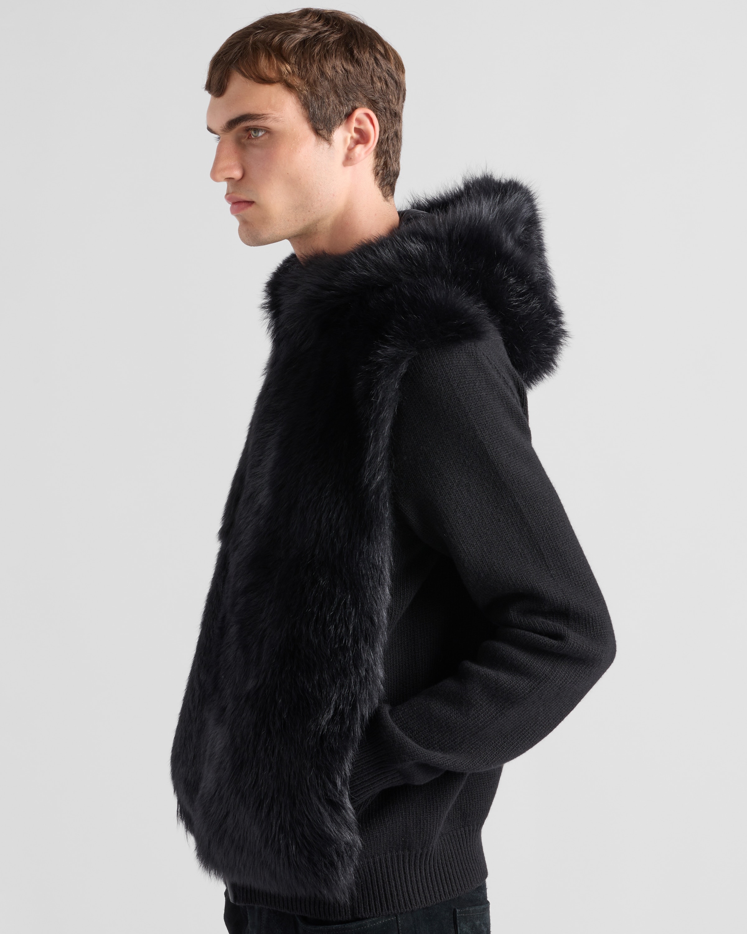 Cashmere and wool cardigan - 3