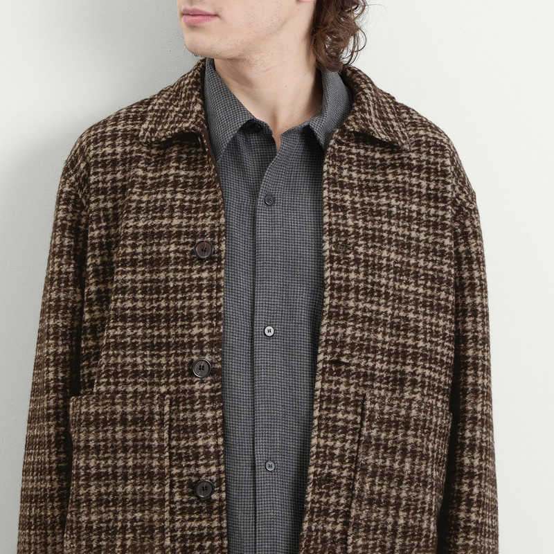 Universal Works Jacquard Knit Rams Jacket 5