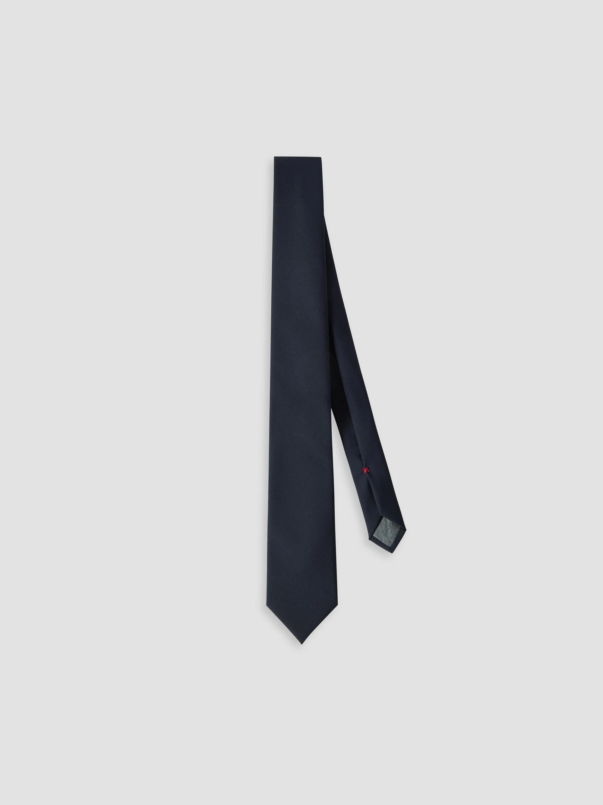 Men's Virgin Wool Tie - Azure - 1