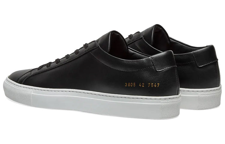(WMNS) Common Projects Achilles Low 'Black White Sole' 3805-7547 - 3