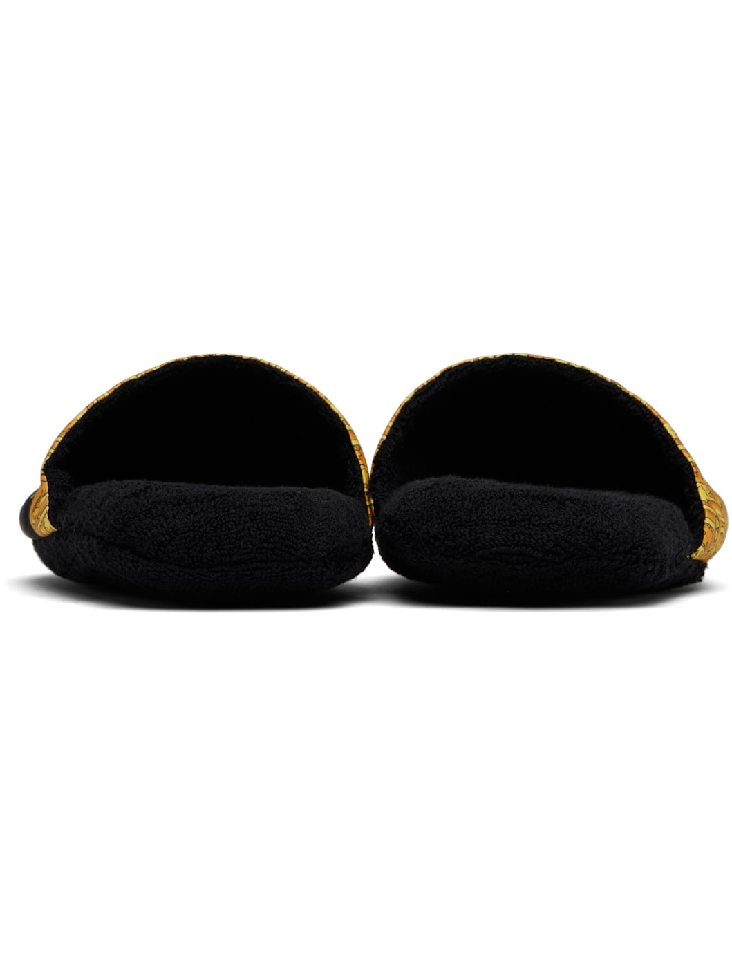 Black 'I Heart Baroque' Slippers - 2