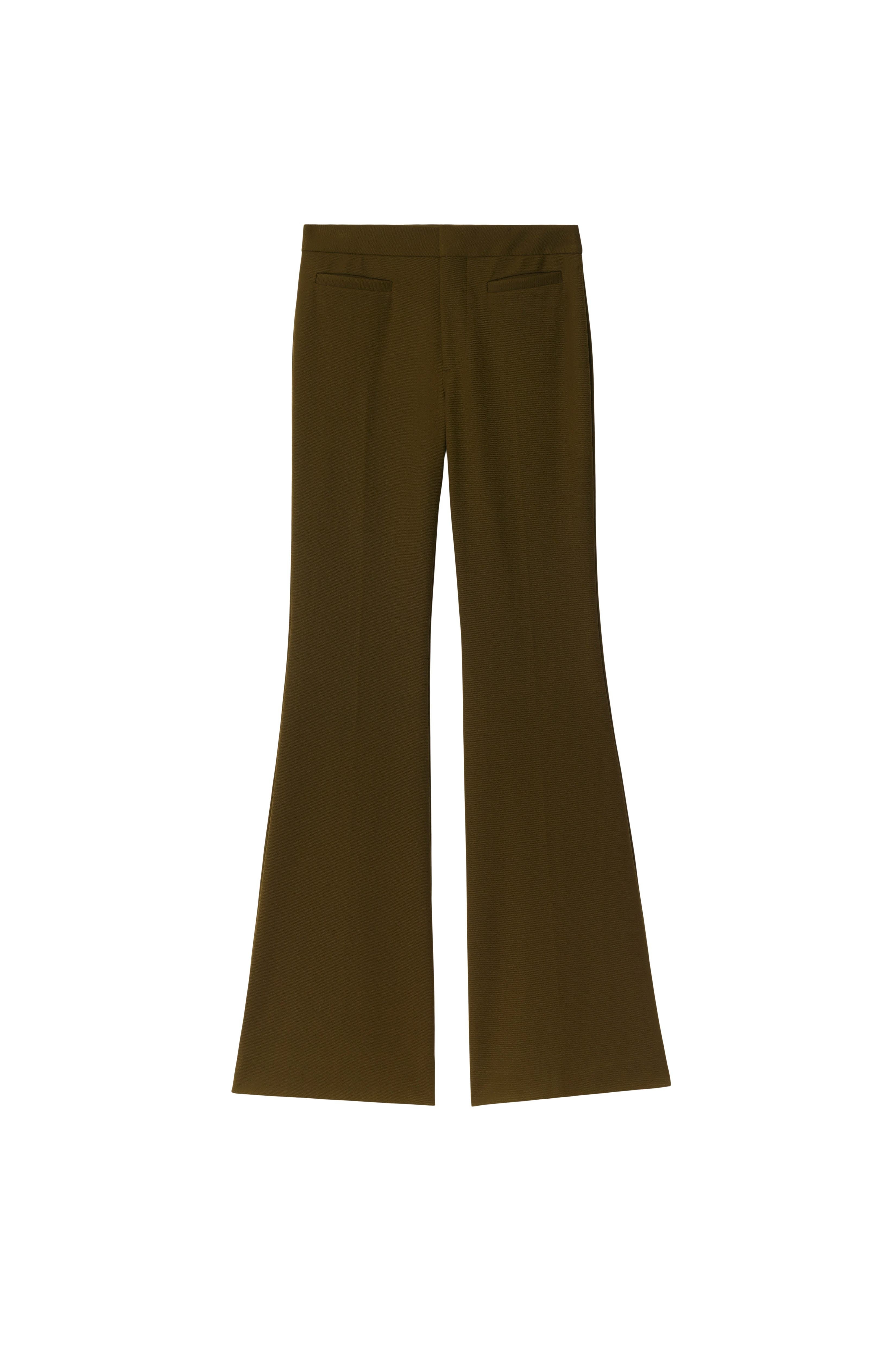 burberry Nylon Wool Blend Tailored Trousers in Furrow at Nordstrom - 2