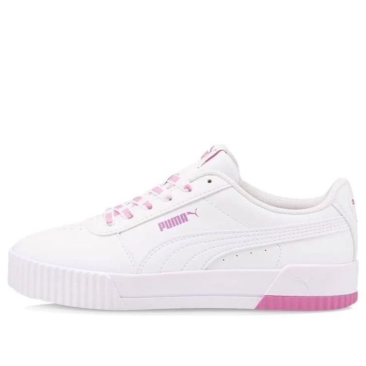 (WMNS) PUMA Carina Logomania Kadin Sneakers White/Red/Pink 383906-02 - 1