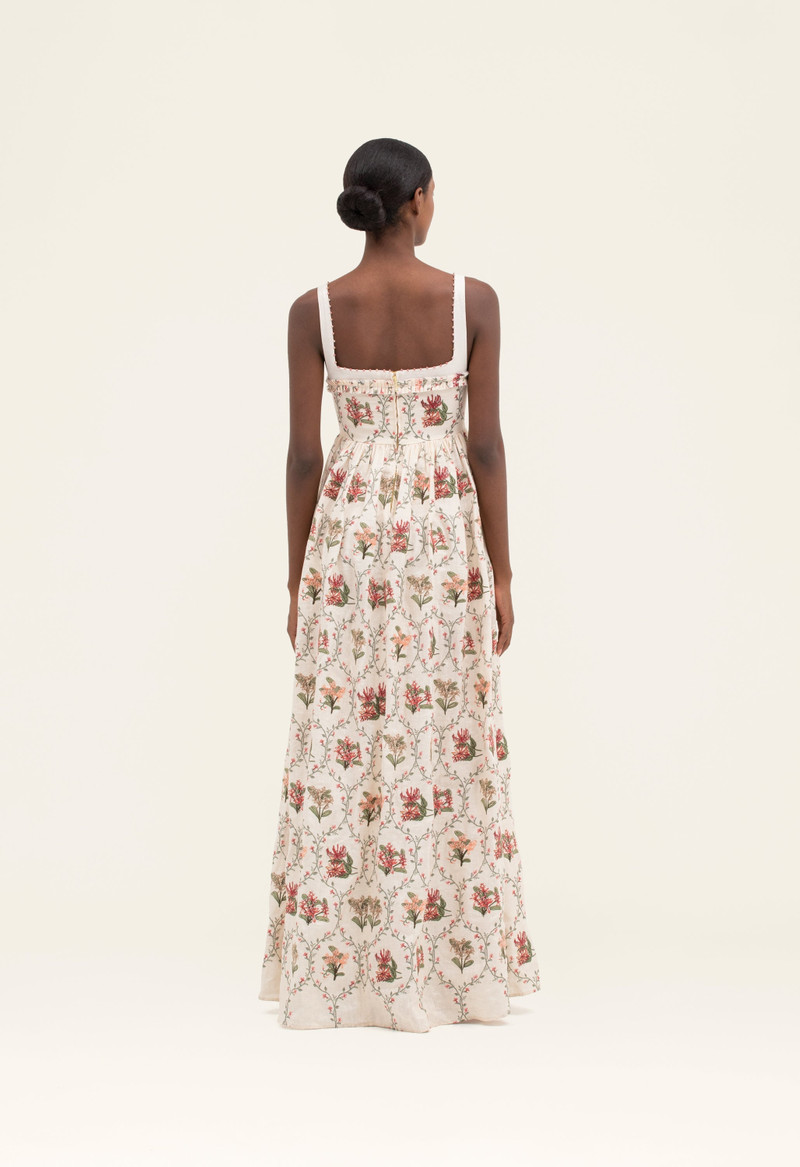 Barbara Orquidea Maxi Dress 6