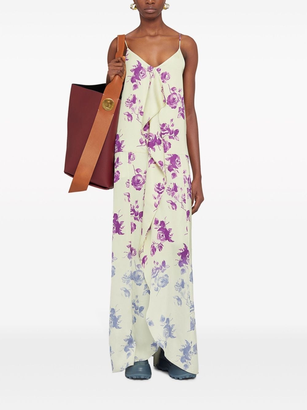 floral-print maxi dress - 2