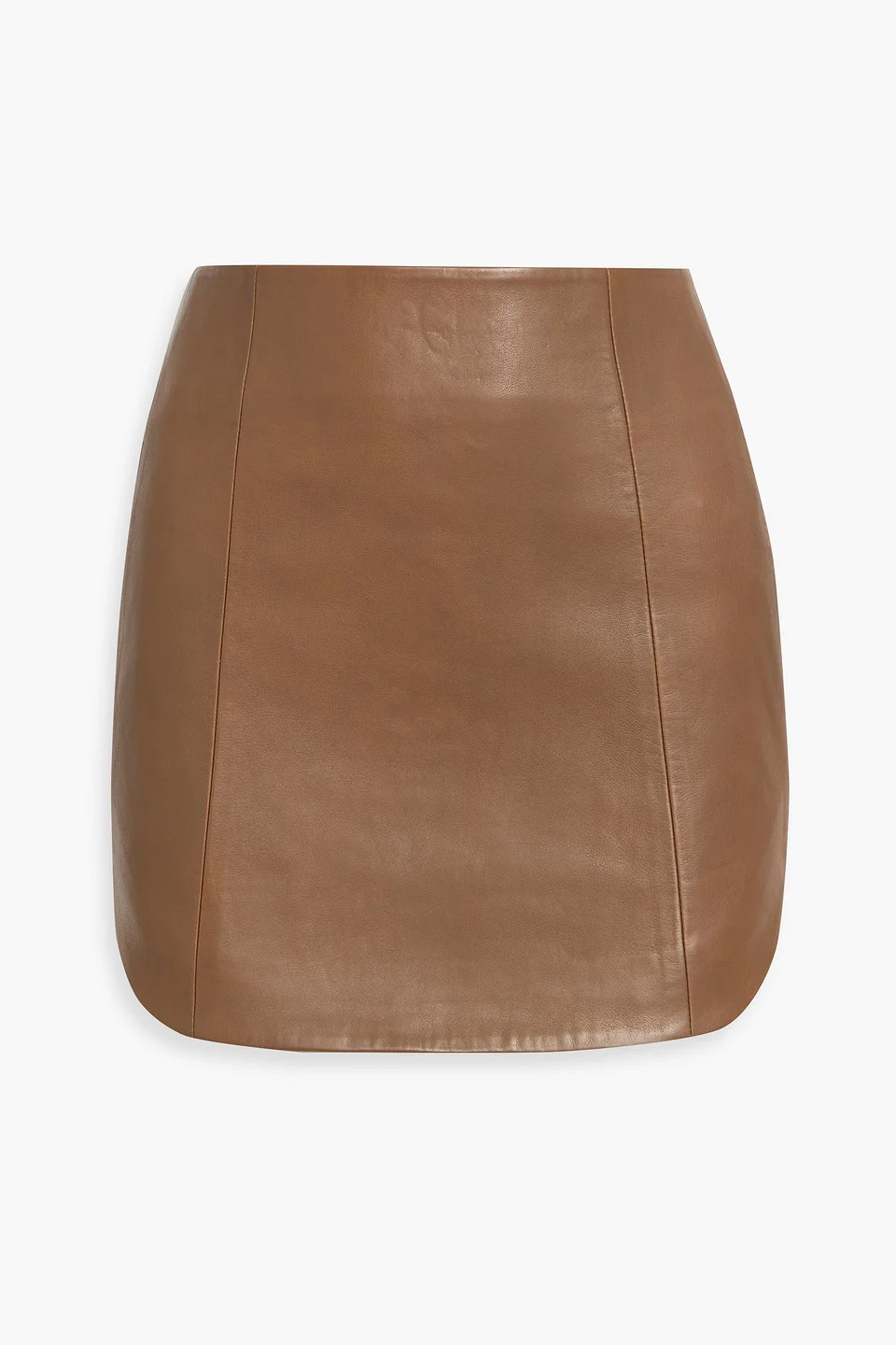 Leather mini skirt - 1